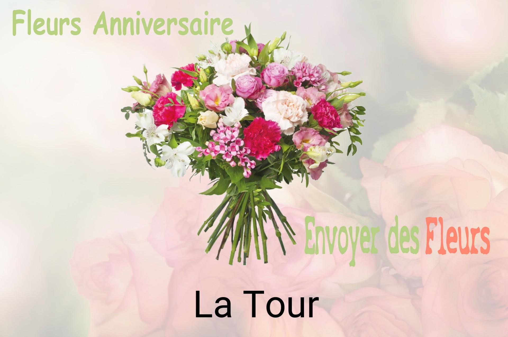 Bouquet de fleurs d’anniversaire livré à La Tour